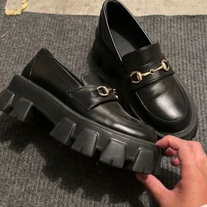 Princess Polly platform loafers